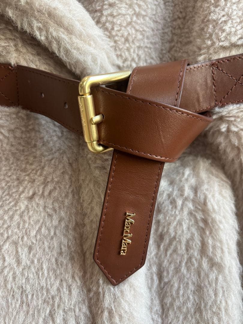 MaxMara NEWABAVO テディベア ケープSM