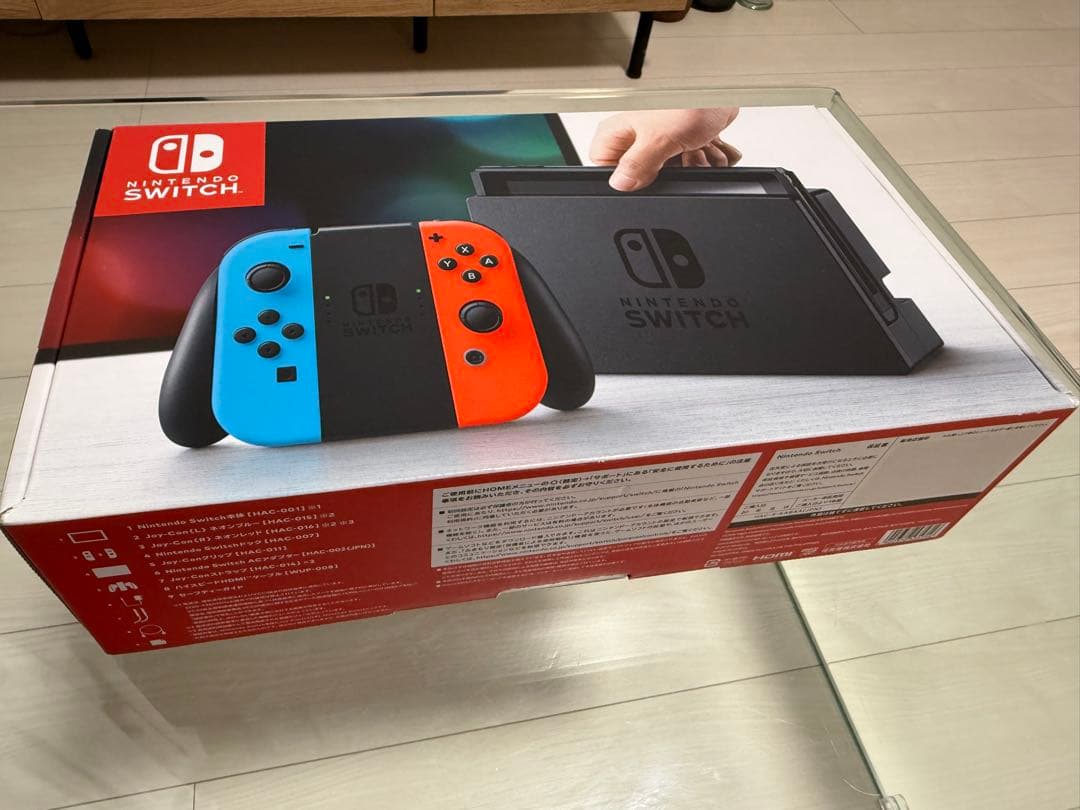Nintendo Switch 本体 赤/青 Joy-Con2セット 付属品多数