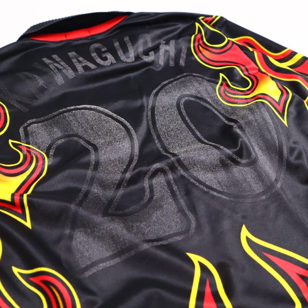 90s 1998 日本代表 川口能活 ファイヤーパターン ユニフォーム 本物