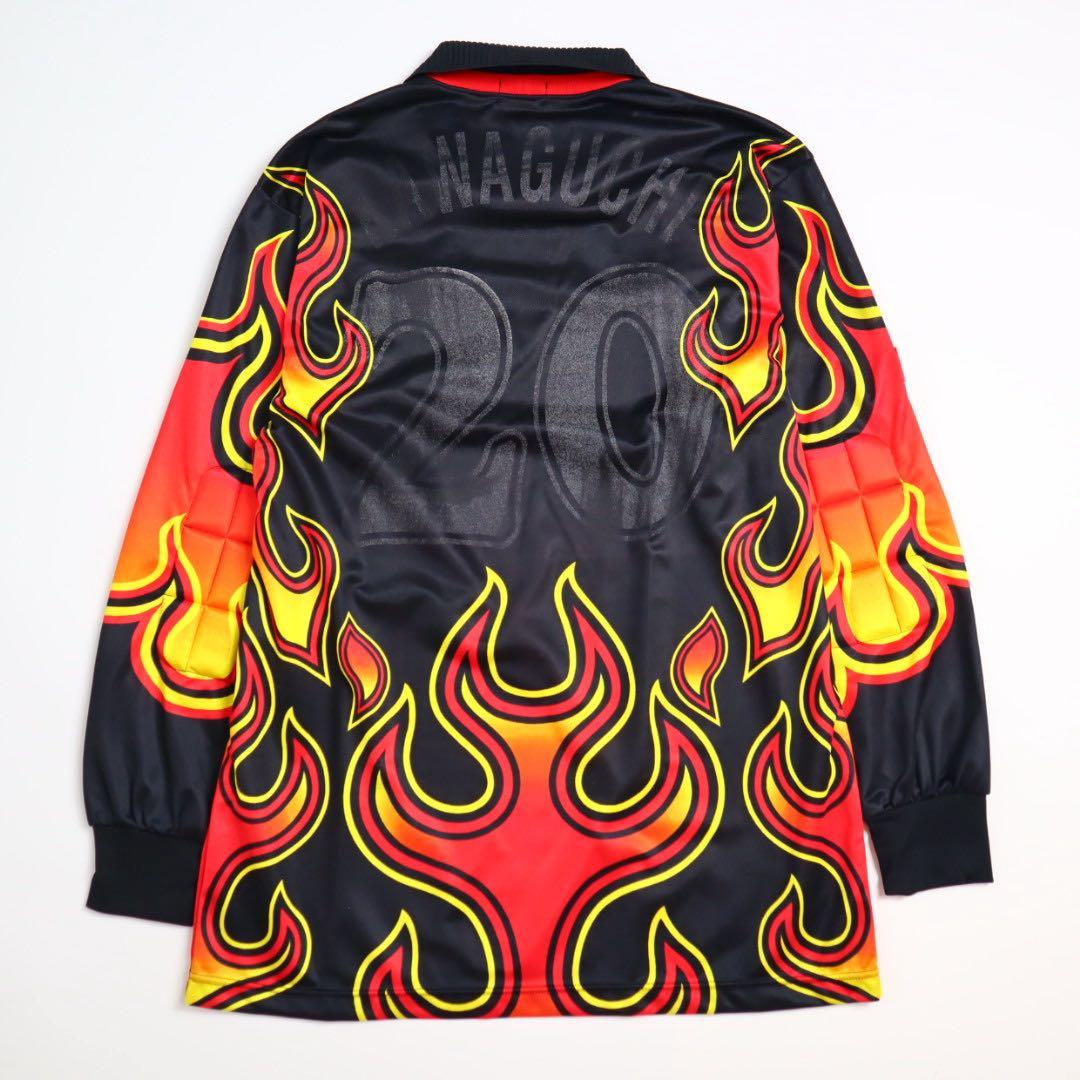 90s 1998 日本代表 川口能活 ファイヤーパターン ユニフォーム 本物