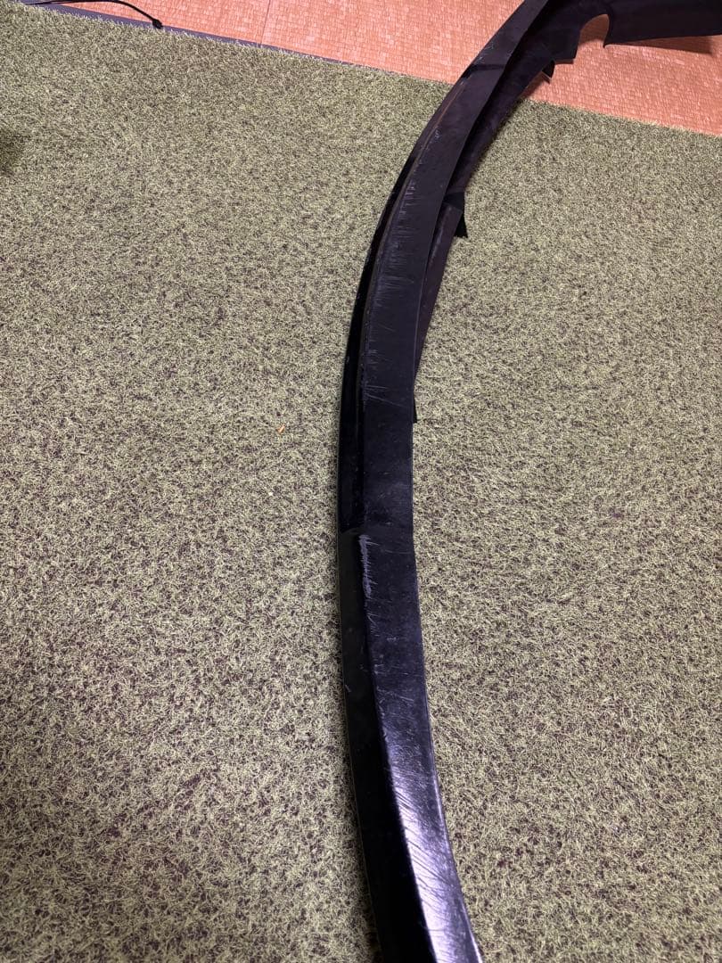 20クラウンロイヤルサルーン黒　フロントスポイラー