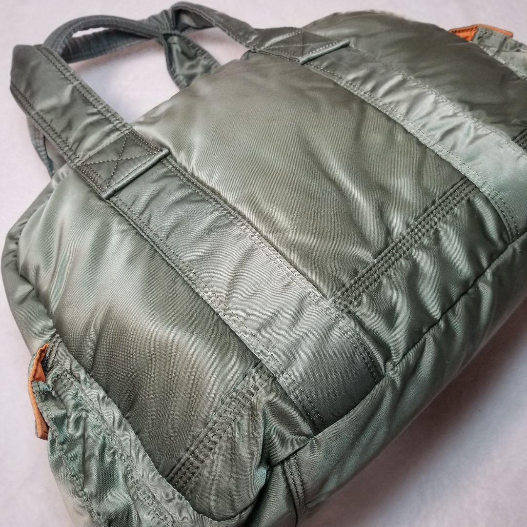 廃盤　美品　PORTER タンカー ダッフルバッグ カーキ セージグリーン　L