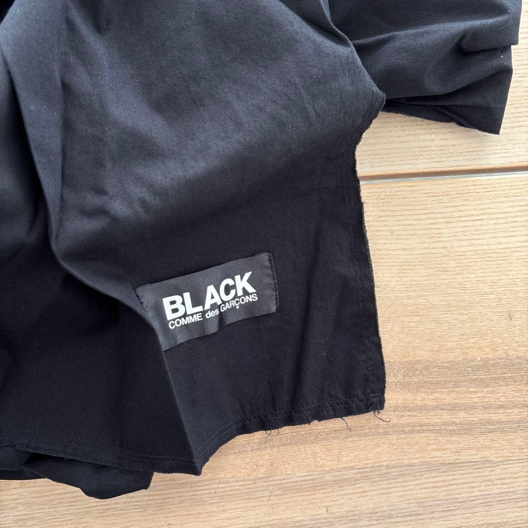 【美品】ブラックコムデギャルソン コットン マフラー