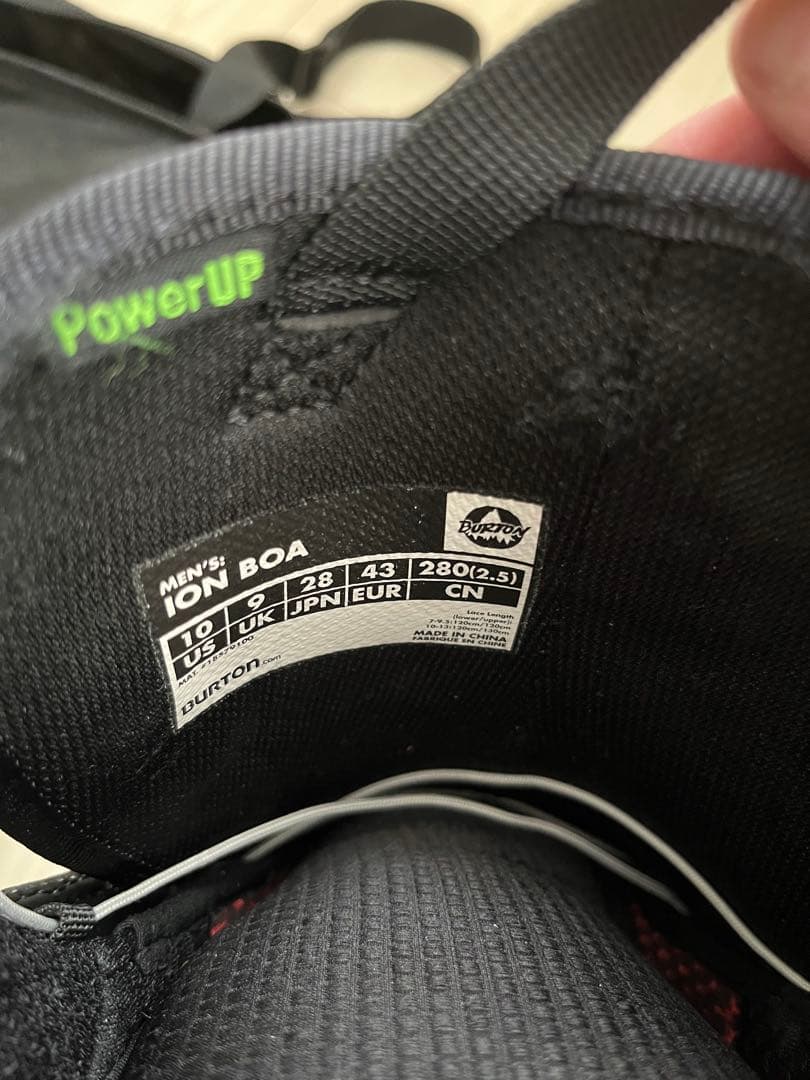 スノーボード BURTON ION BOA(28cm)