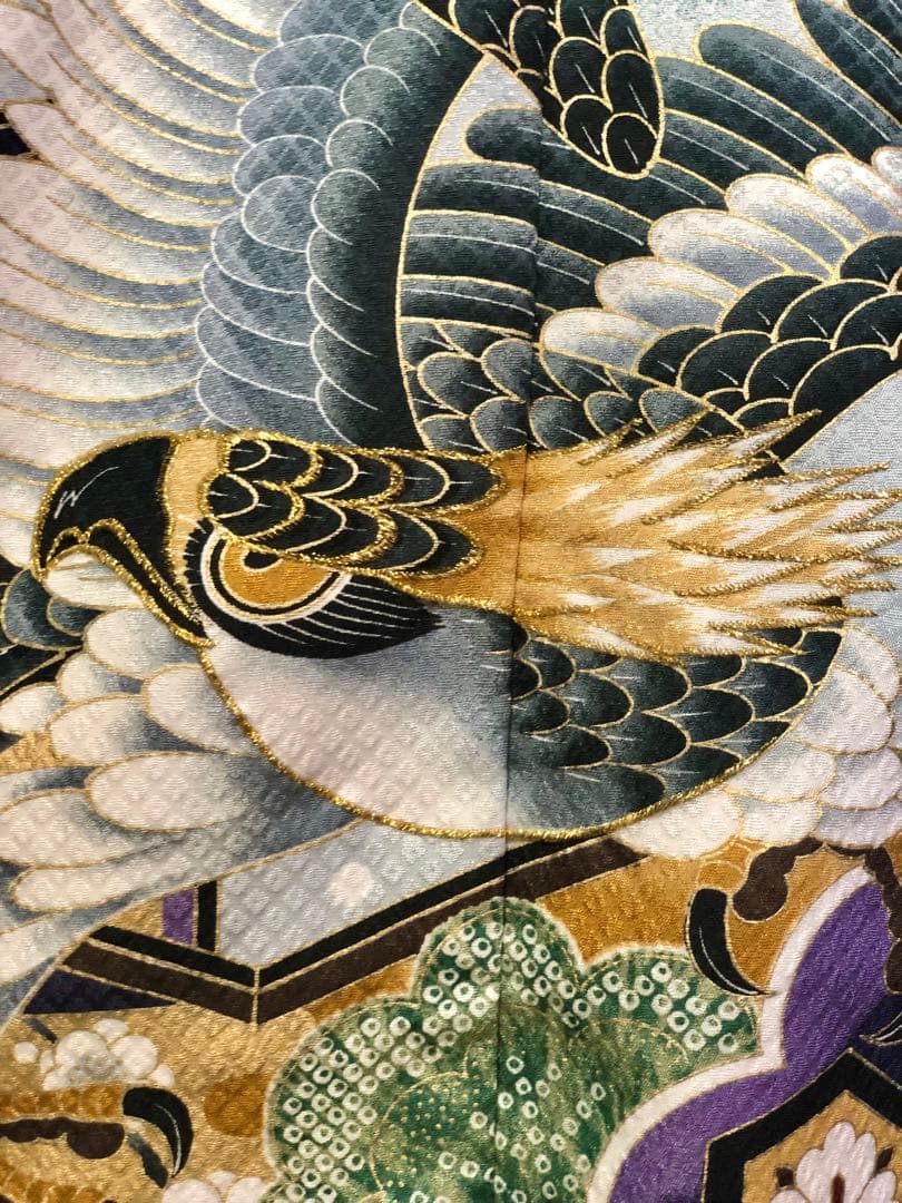 七五三　5歳　男の子　日本製　刺繍　絞り柄　羽織　着物　袴　セット　男児　五歳