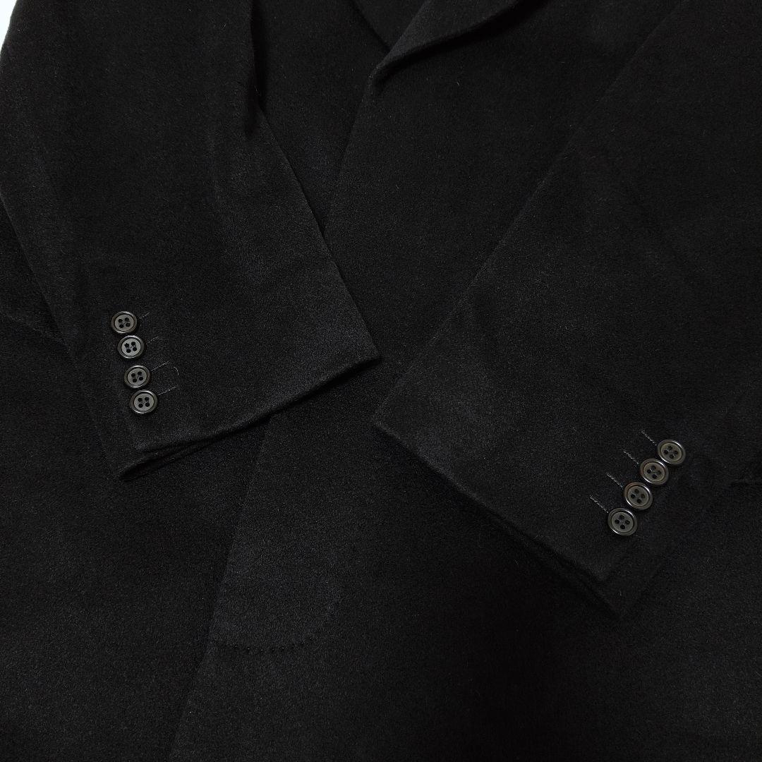 美品✨アクアスキュータム カシミヤ100% チェスターコート 比翼仕立て 黒