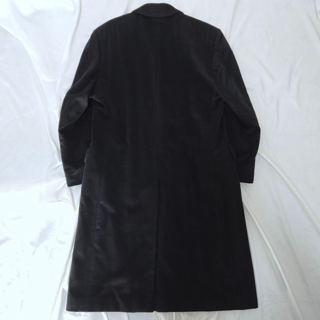 美品✨アクアスキュータム カシミヤ100% チェスターコート 比翼仕立て 黒