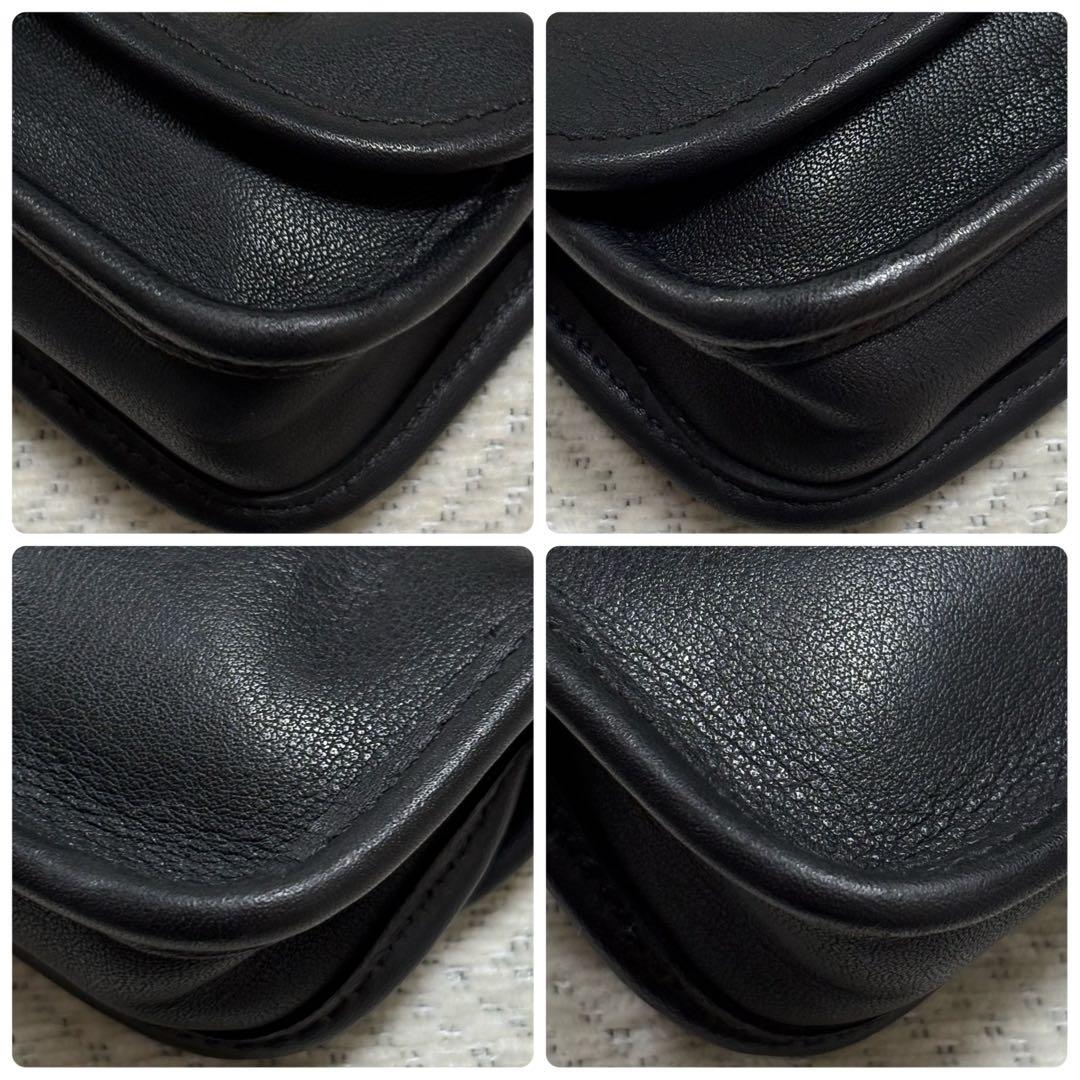 小物 90s VINTAGE COACH 7012 CITY KEY FOB BLK