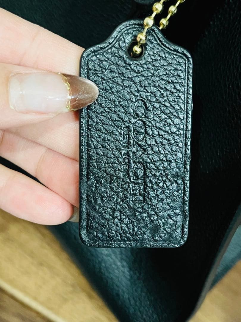 Do you have? 様 COACH ブラックレザー バッグ