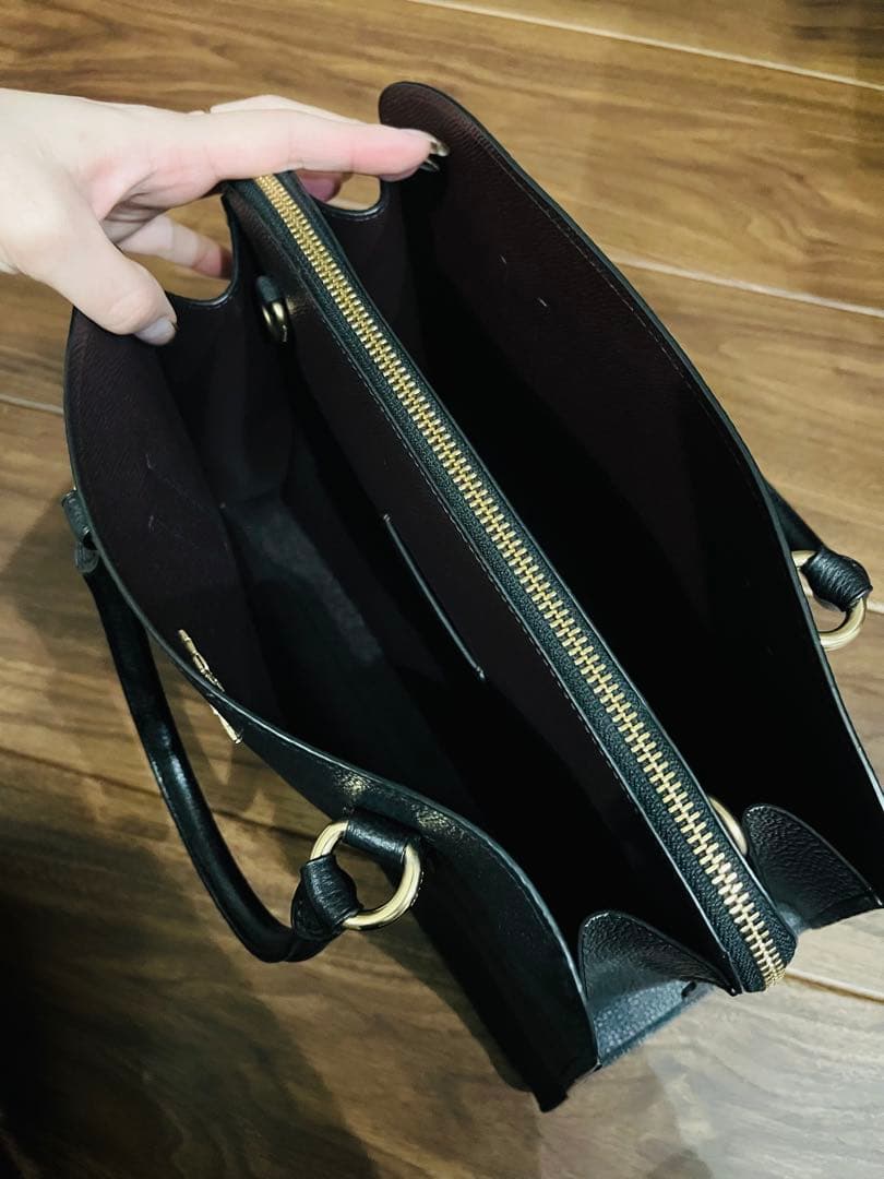 Do you have? 様 COACH ブラックレザー バッグ