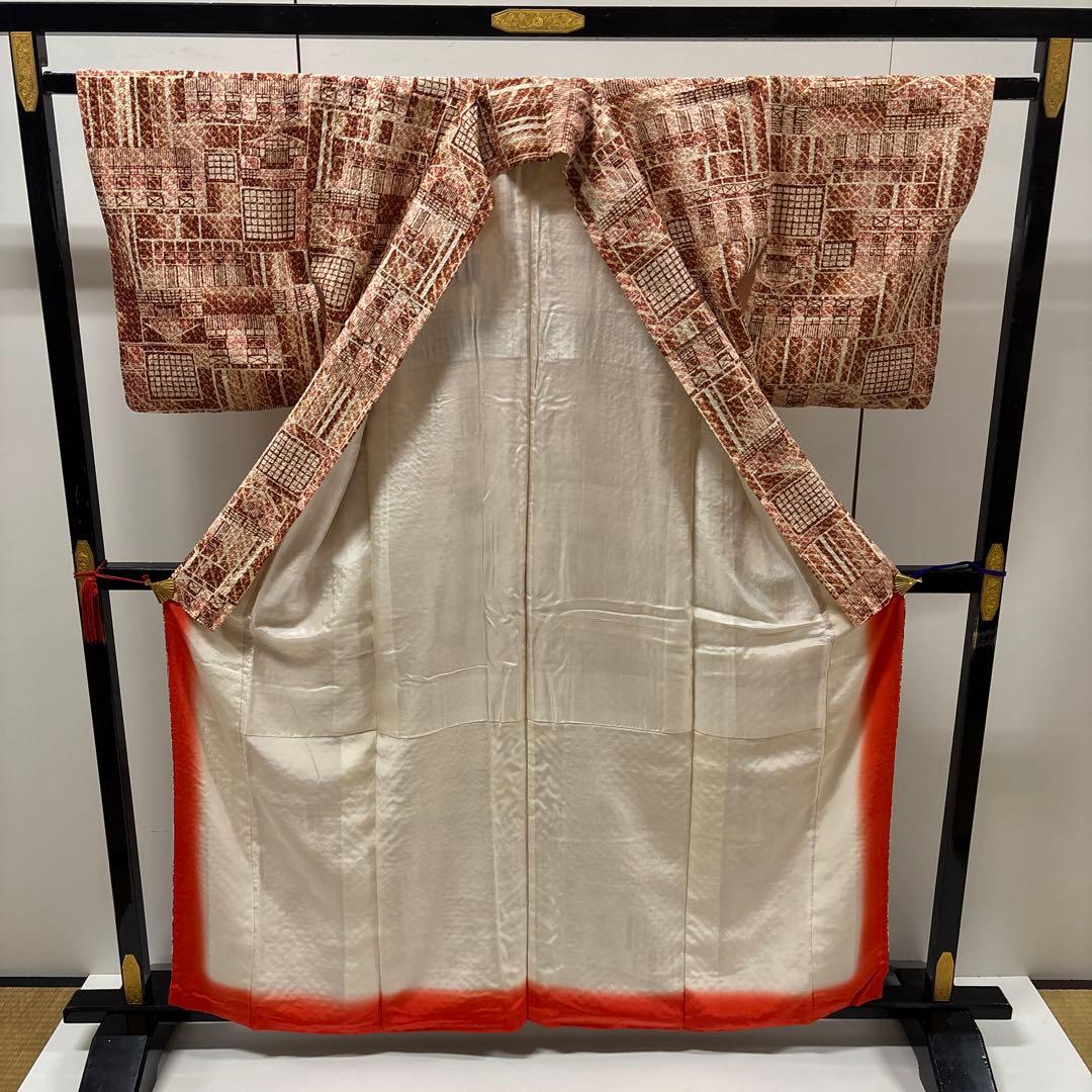 合馬公式アカウント1様　AK-4350 総絞り 蜘蛛の巣絞り