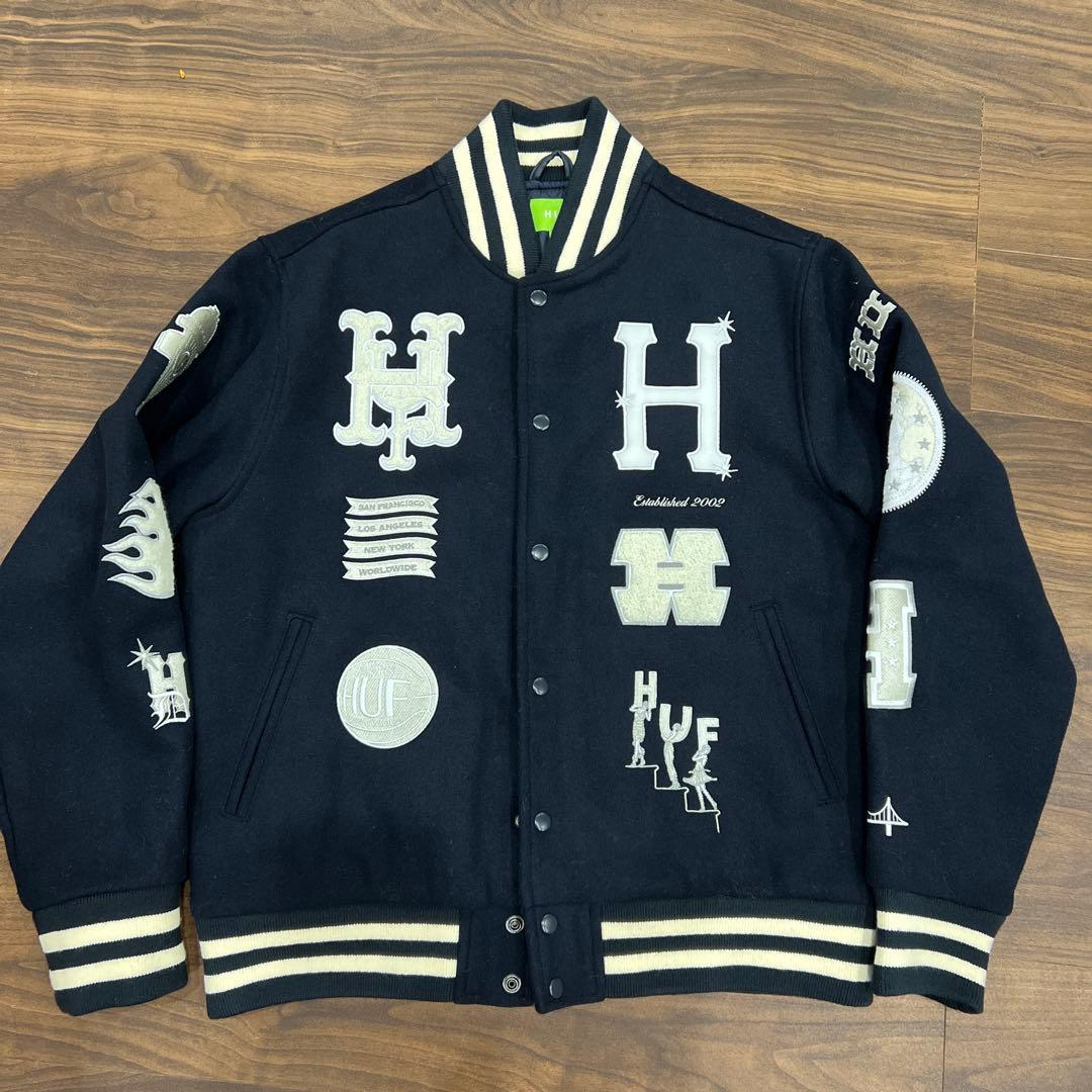 HUF 20周年 刺繍 スタジャン M