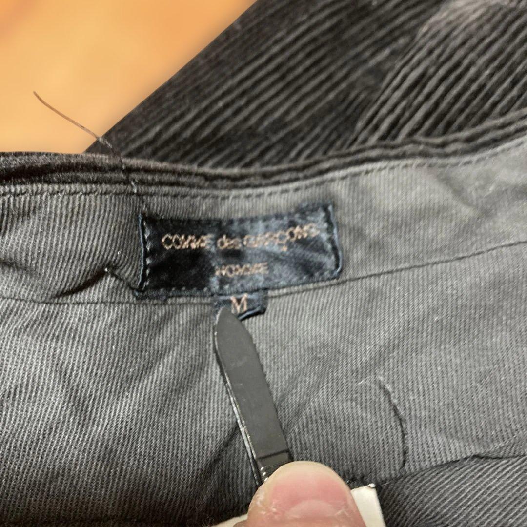 comme des garcons homme黒コーデュロイ 田中オム 1993