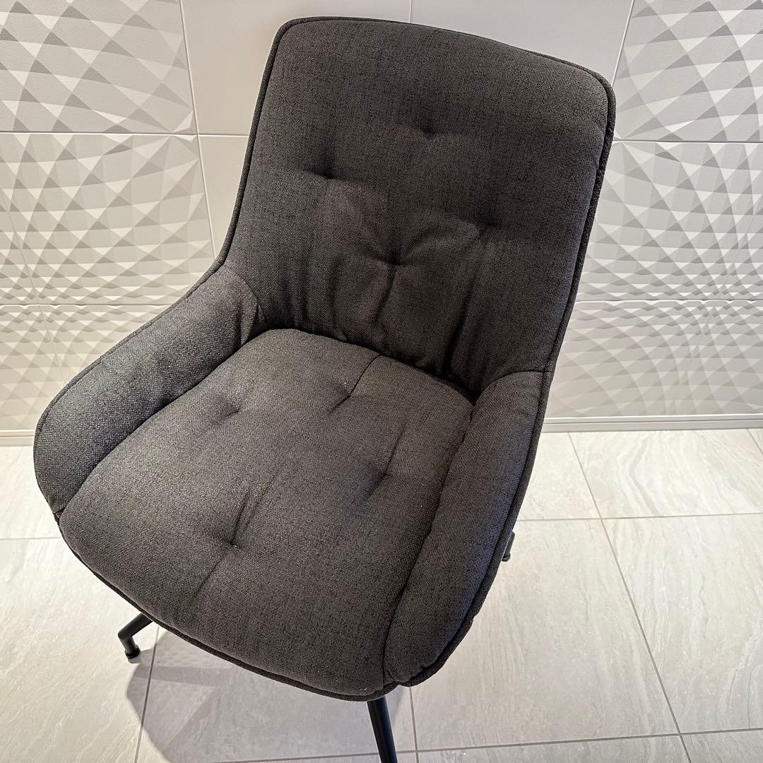 【梱包送料込み】モーダ・エン・カーサ / オスカー チェア /チャコールツイード