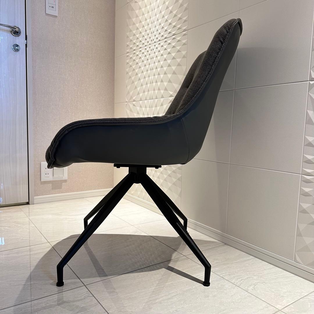 【梱包送料込み】モーダ・エン・カーサ / オスカー チェア /チャコールツイード