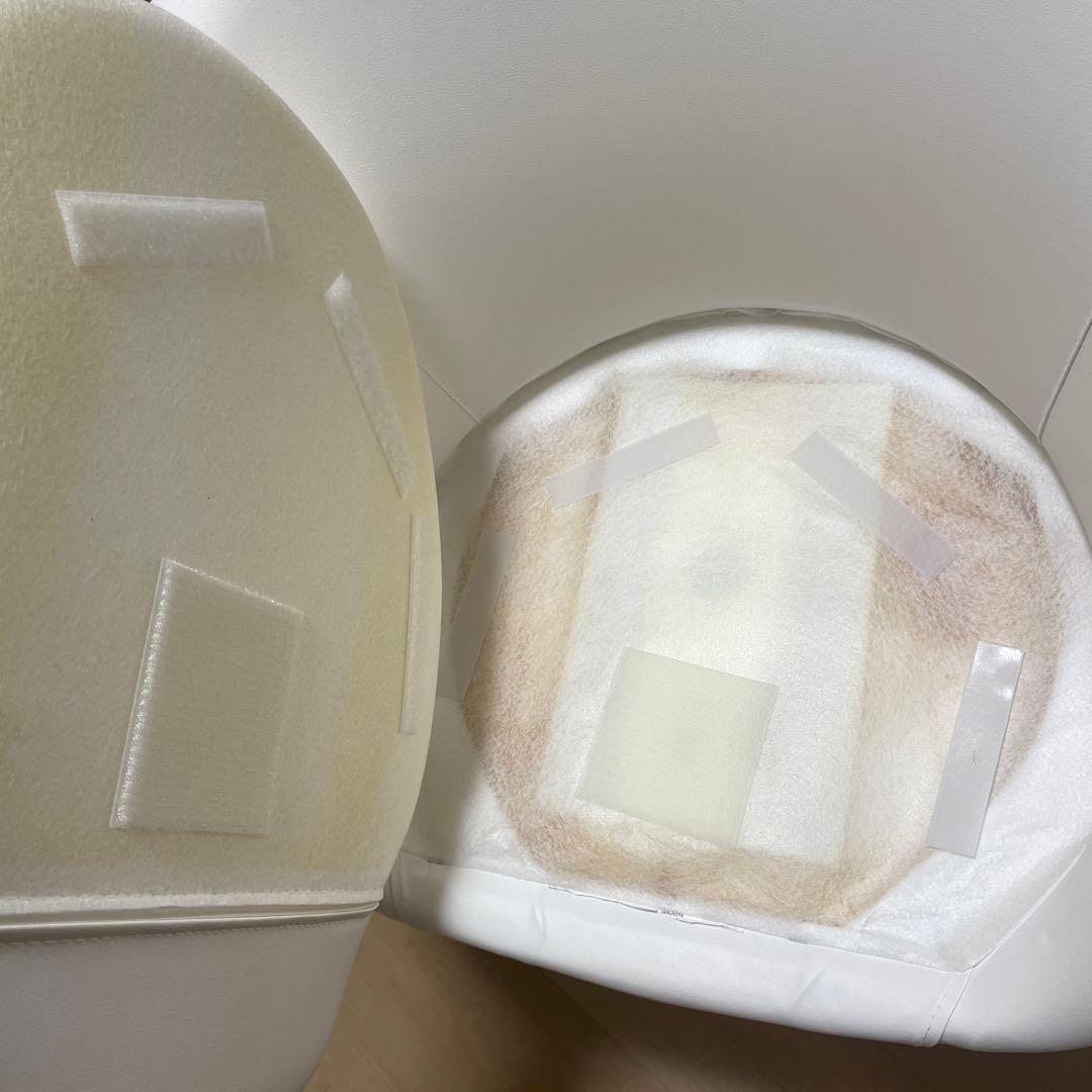 【9/30まで最終価格】IKEAホワイトラウンドデスクチェア 回転チェア