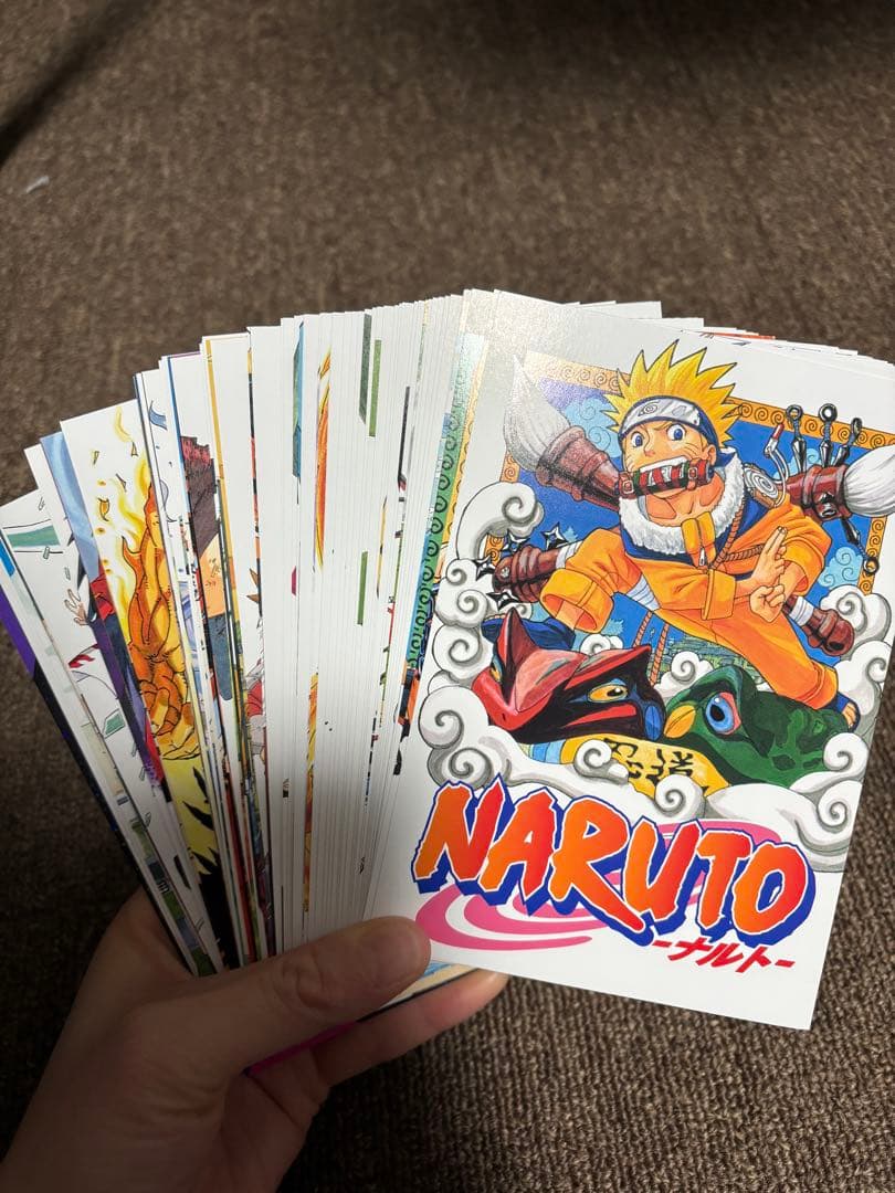 NARUTO コミックスカバー全巻ポストカードセット