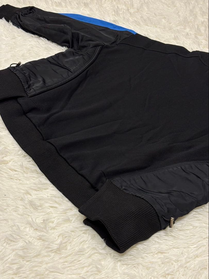 SUMISTYLE イアパピヨネ 異素材切替 ドッキング トップス 黒 F