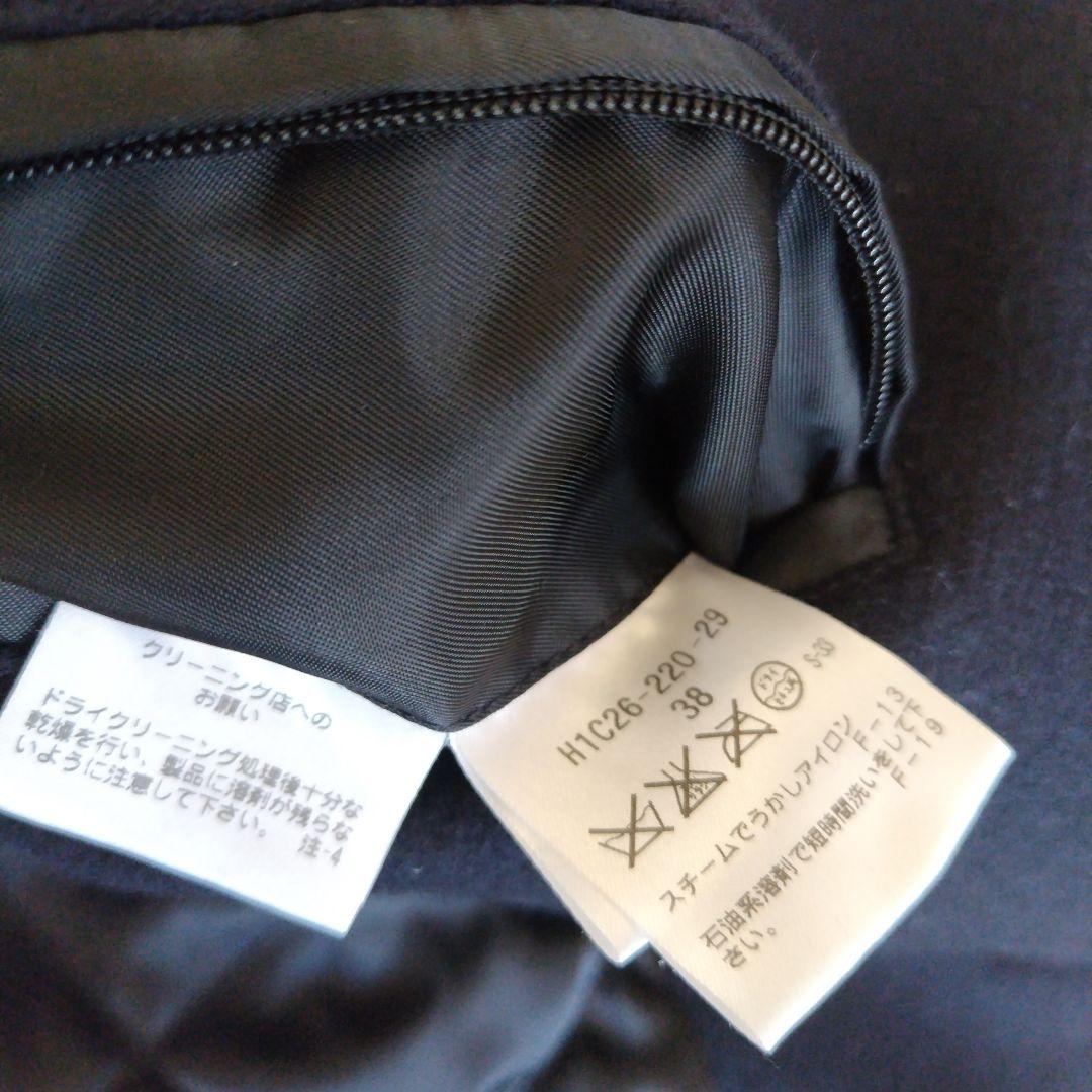 MACKINTOSH PHILOSOPHY ネイビーウールコート 38