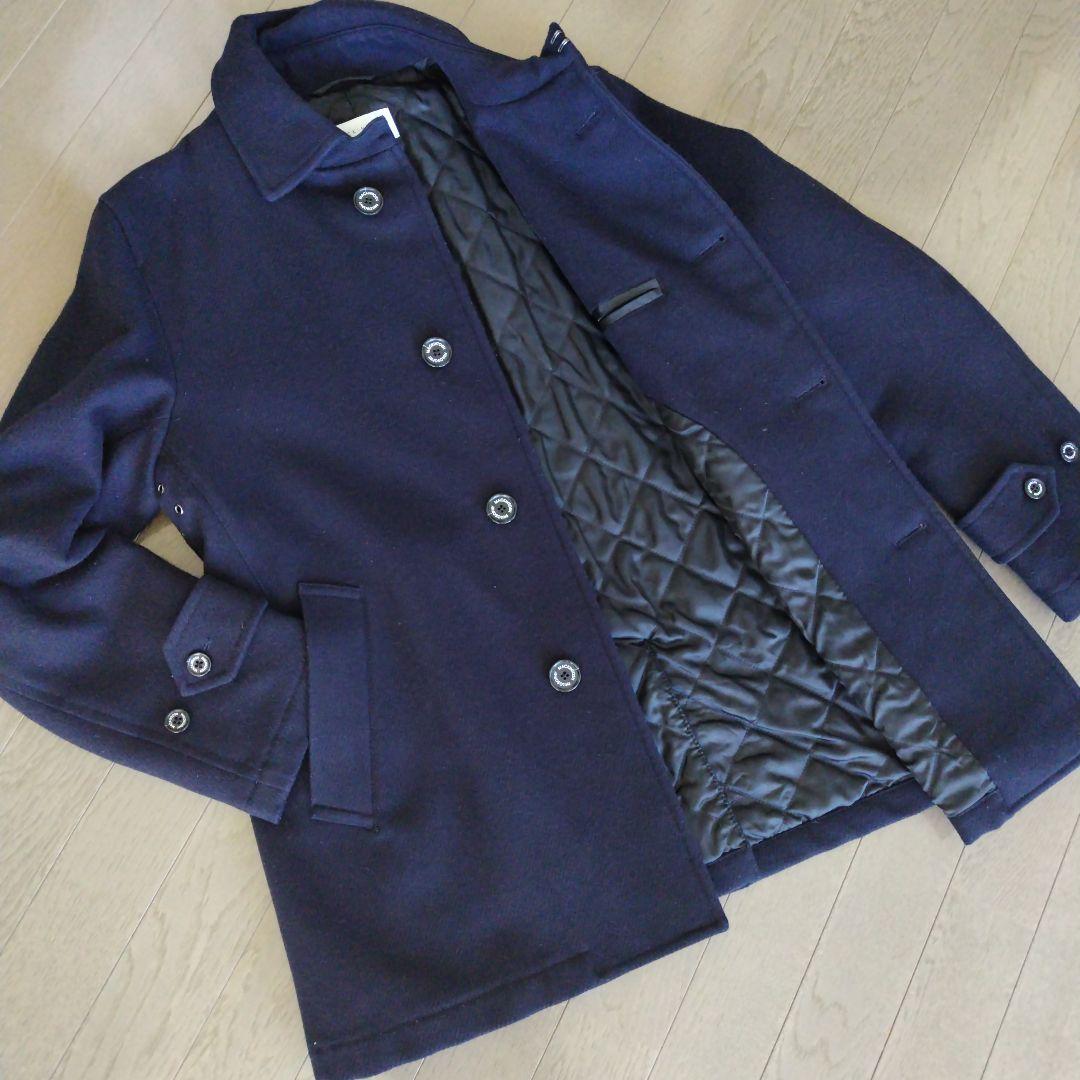 MACKINTOSH PHILOSOPHY ネイビーウールコート 38