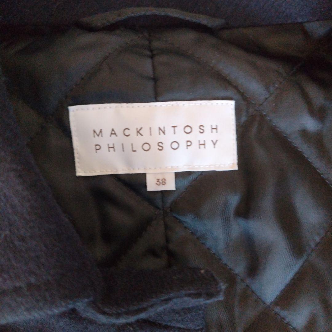 MACKINTOSH PHILOSOPHY ネイビーウールコート 38