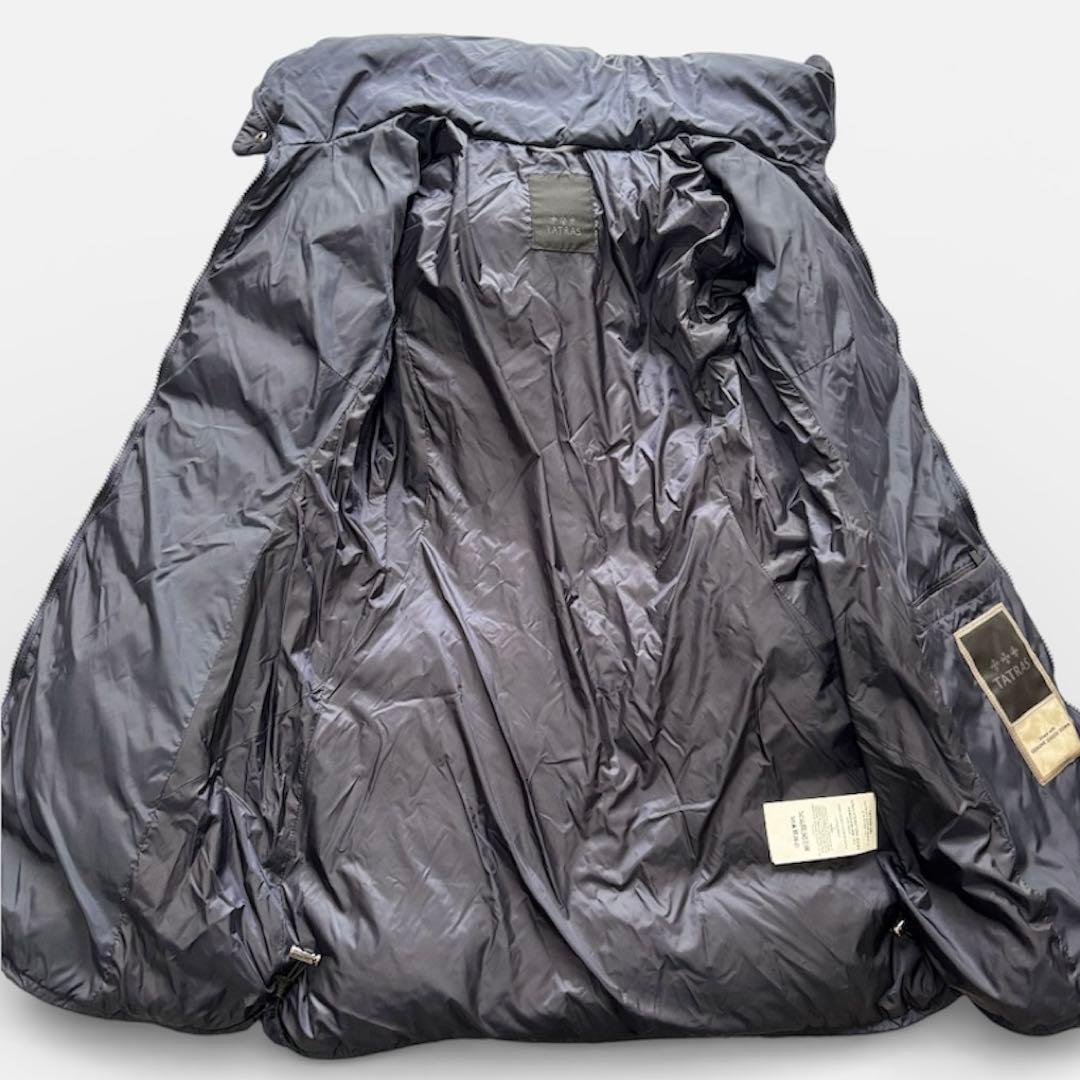 【極美品】　TATRAS ポリテアマ　ダウンコート　近年モデル　M ネイビー