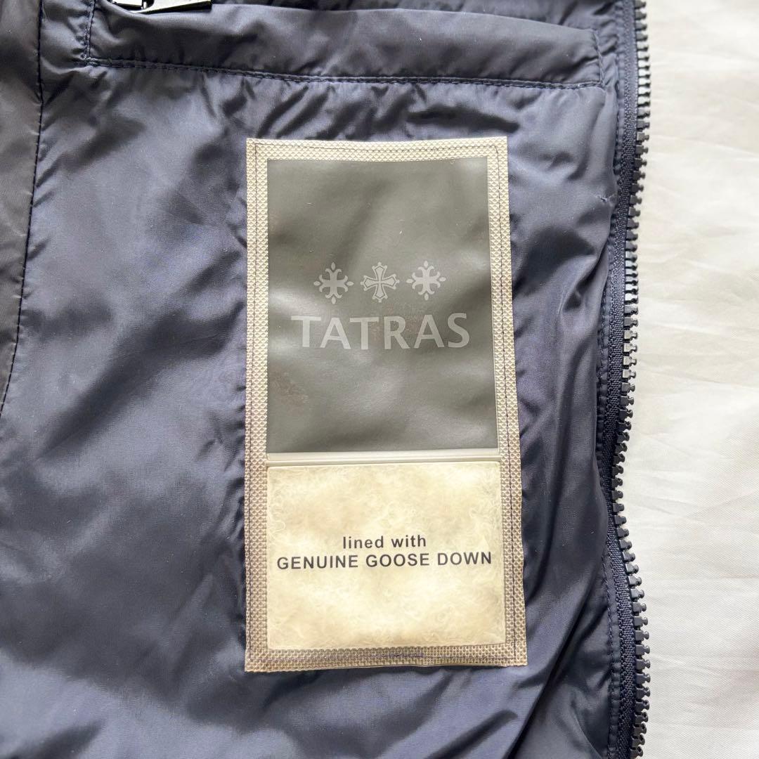 【極美品】　TATRAS ポリテアマ　ダウンコート　近年モデル　M ネイビー