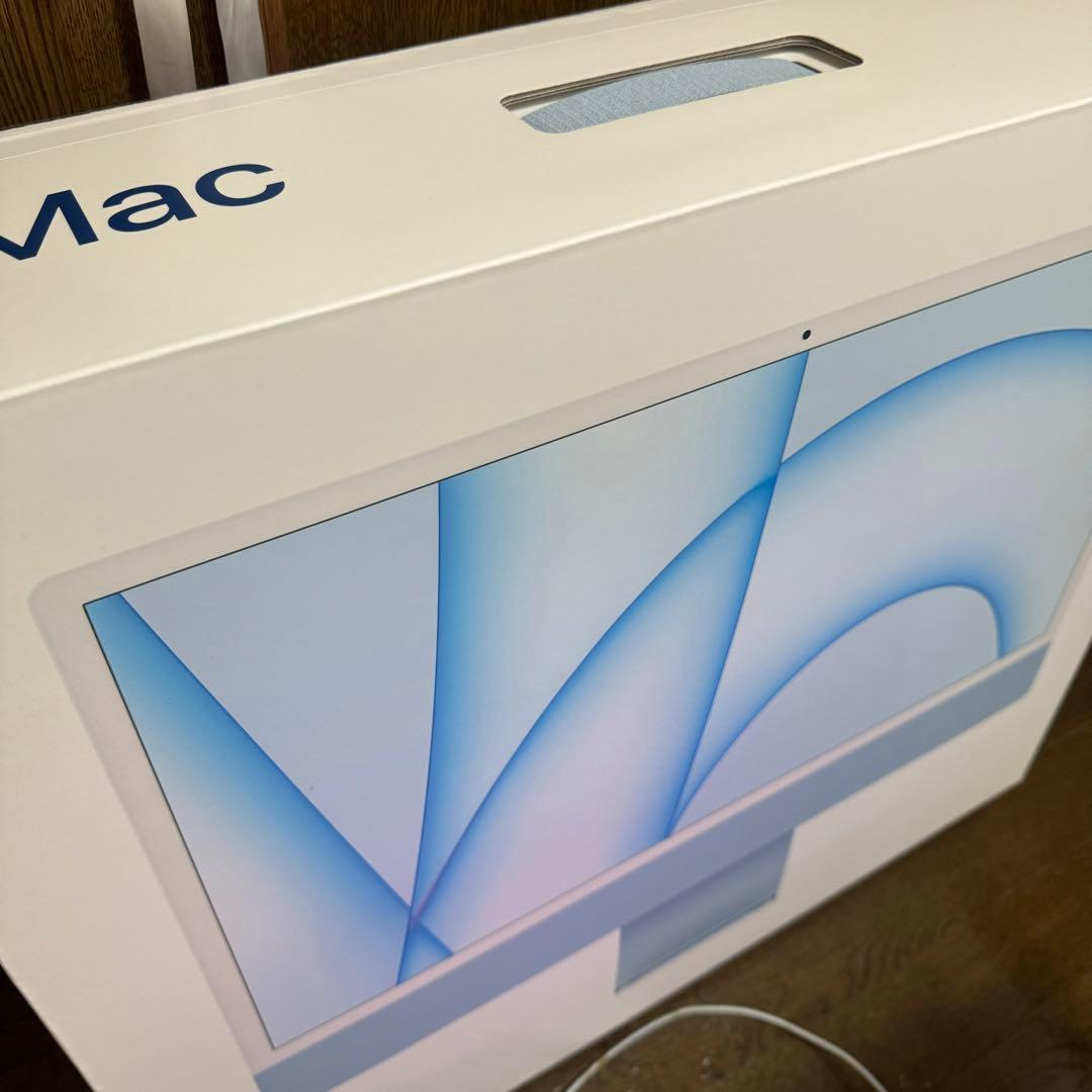 iMac 24インチ, M1チップ, 8GB / SSD 256GB, ブルー