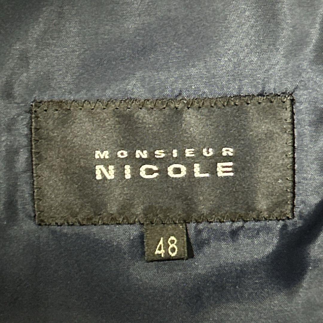 MONSIEUR NICOLE セットアップ ビジネススーツ 結婚式 ストライプ