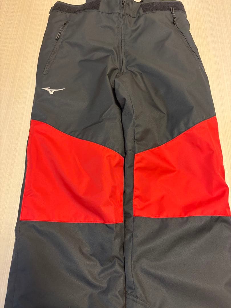 Mizuno スキーウェアセット 黒と赤