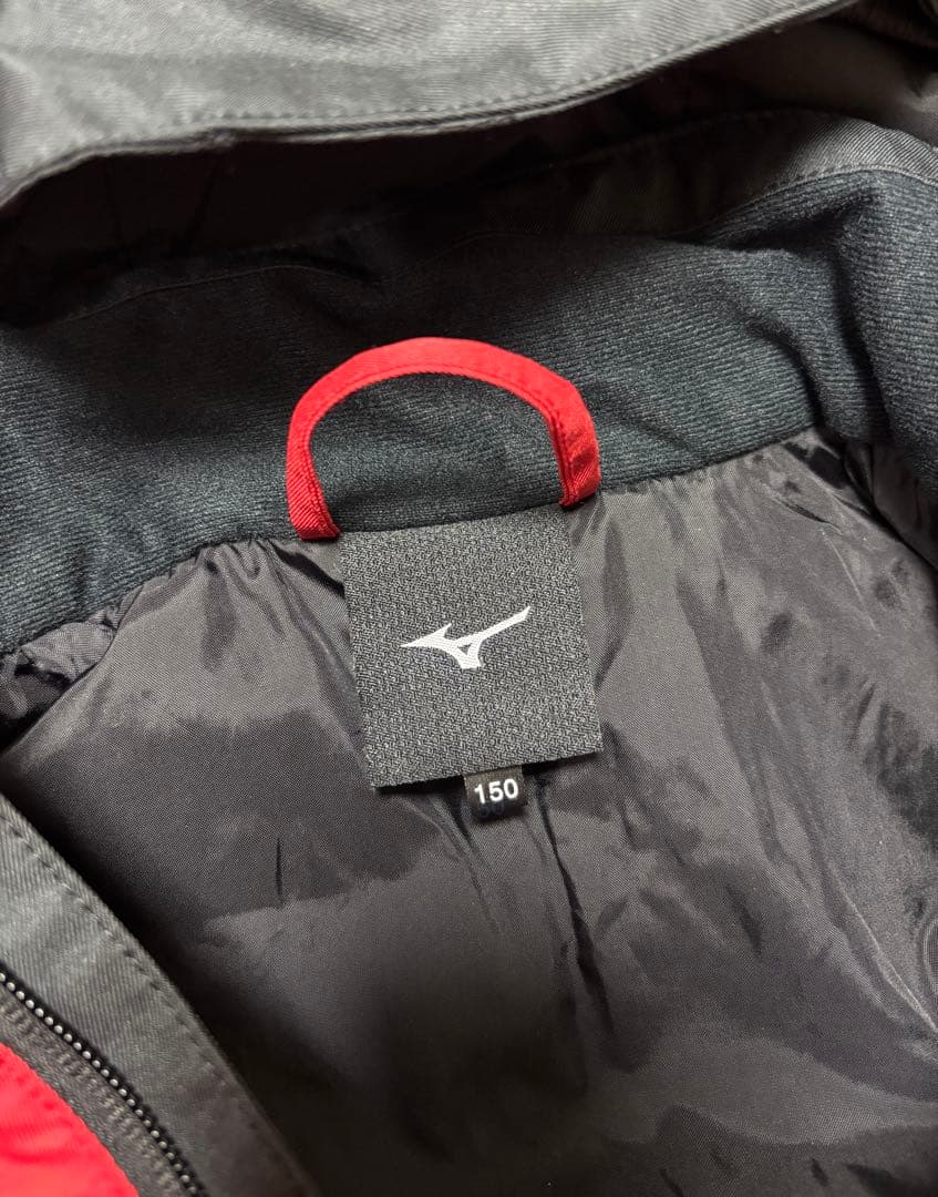 Mizuno スキーウェアセット 黒と赤