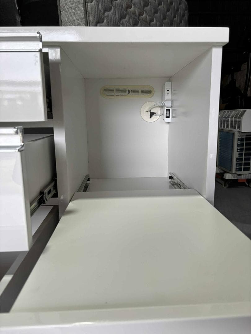 モダン キッチンカウンター、キッチンボード、幅120cm Used/美品