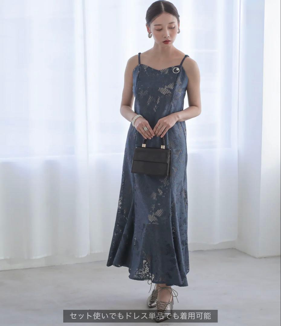 etoll. 3WAY チュールボレロ レース キャミワンピース オケージョン