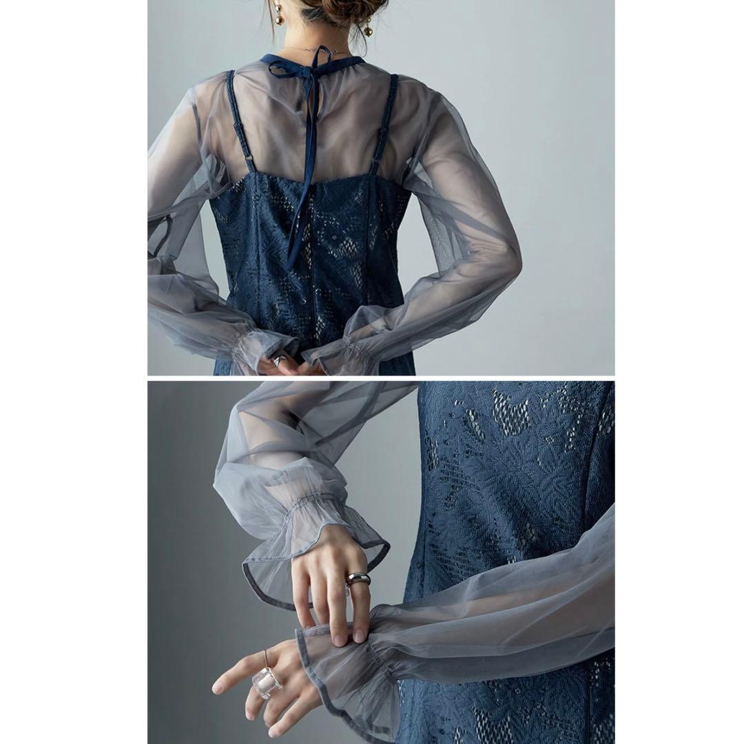 etoll. 3WAY チュールボレロ レース キャミワンピース オケージョン