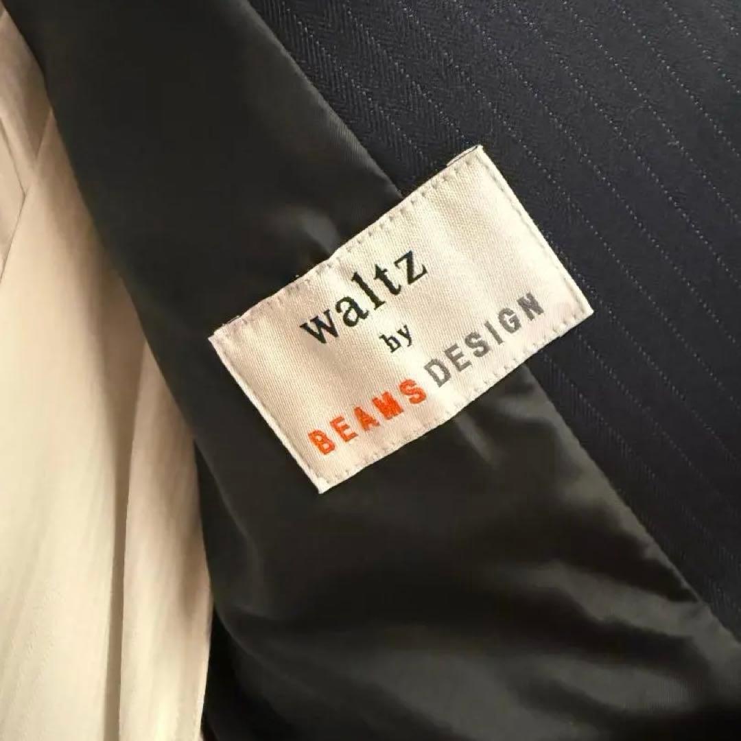 美品　ビームスデザイン　フォーマルスーツ　セットアップ　ネイビー　クリーニング済