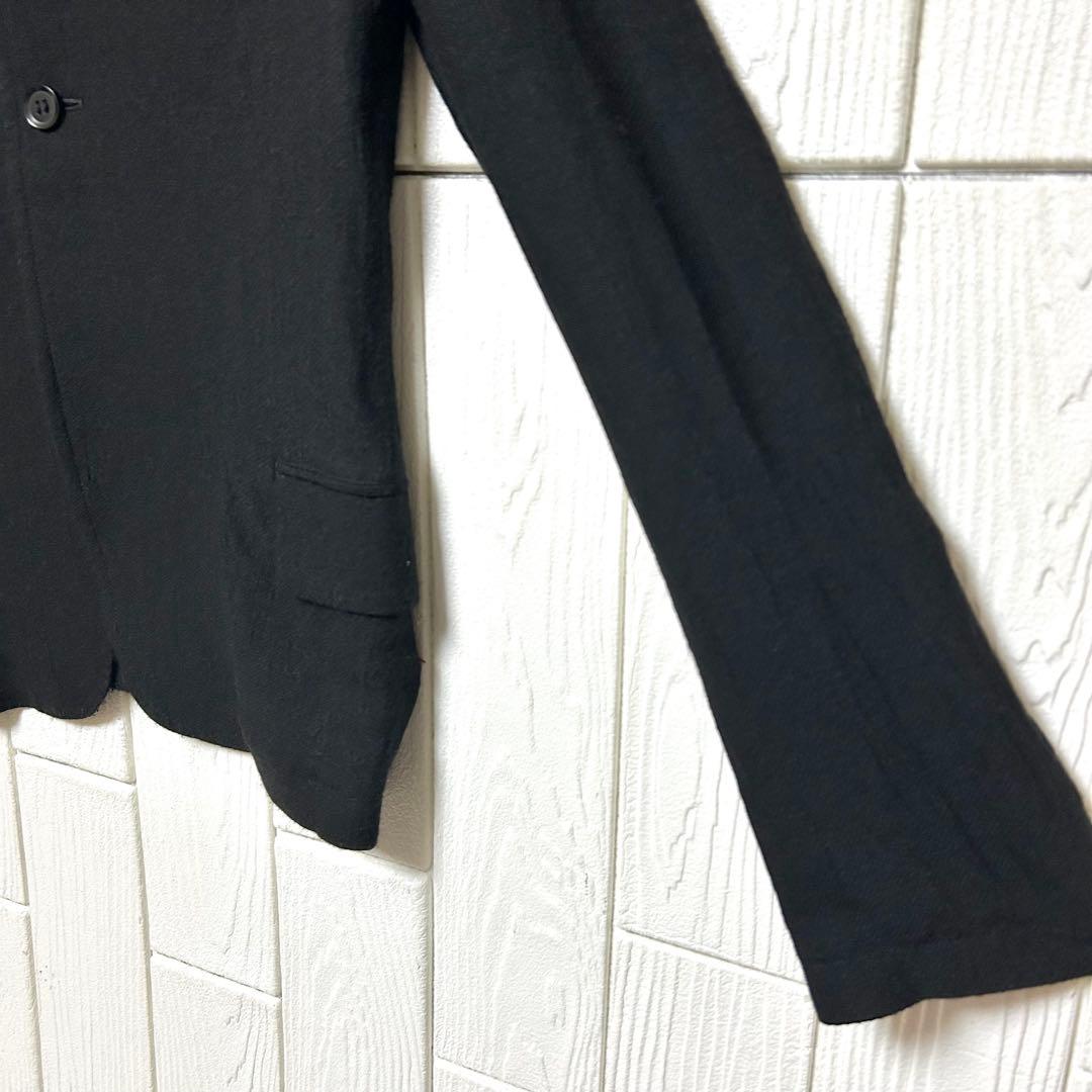 Yohji Yamamoto Y's キュプラ混 ウールジャケット ブラック