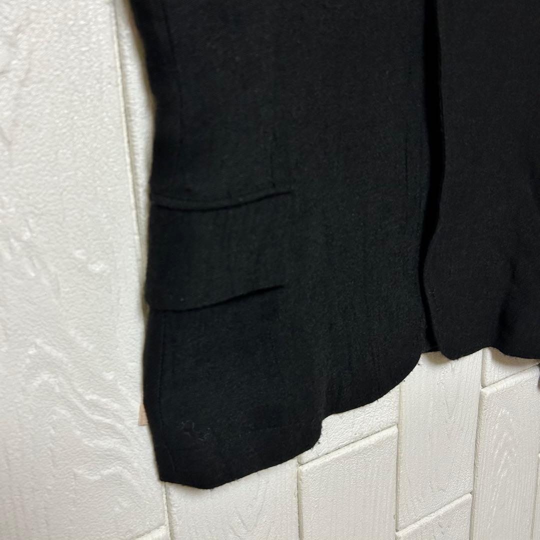 Yohji Yamamoto Y's キュプラ混 ウールジャケット ブラック
