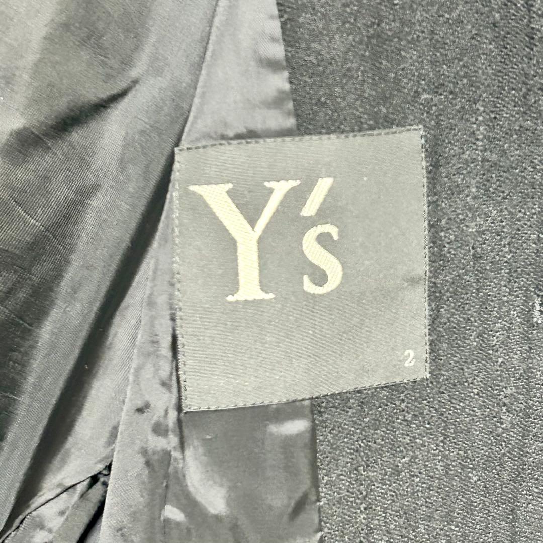 Yohji Yamamoto Y's キュプラ混 ウールジャケット ブラック