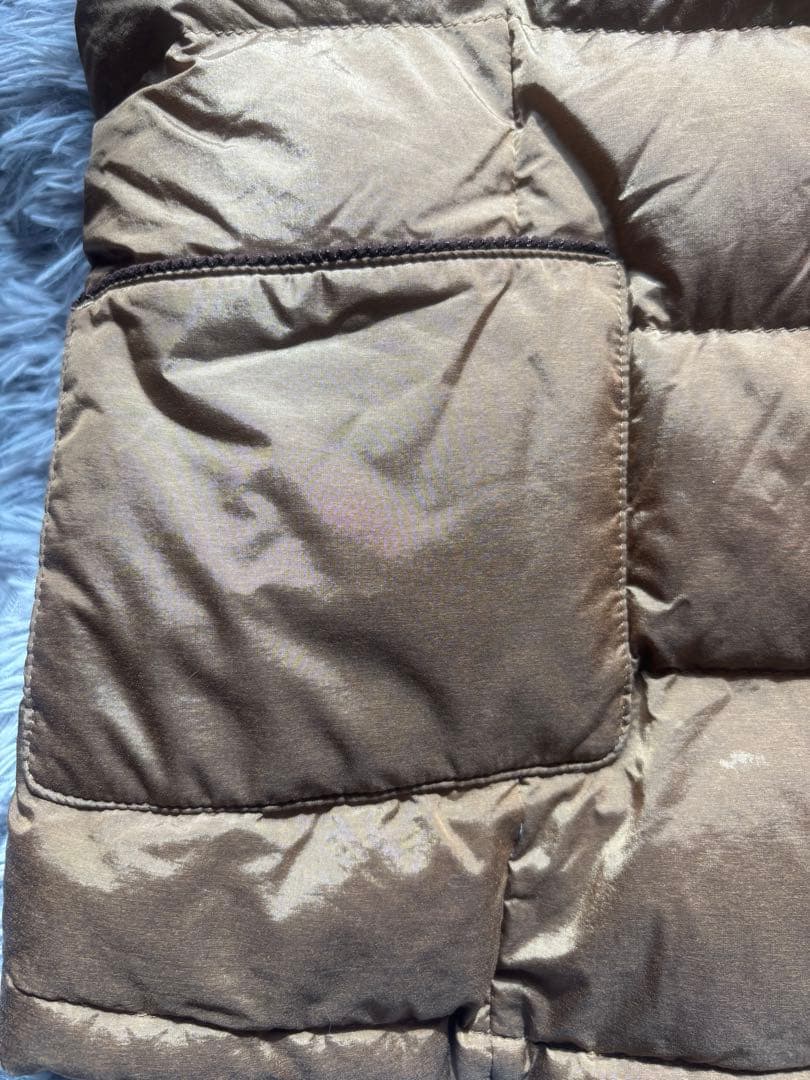 Foxfire ブラウン ダウンベスト M ノースフェイス　モンクレール好きの方