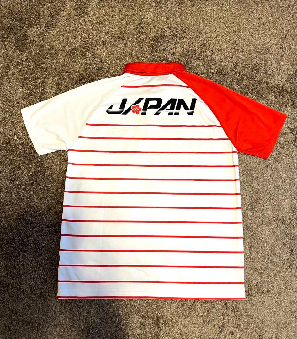 魚虎【トビウオジャパン支給ポロシャツ】XOパンパシ水泳競泳日本代表