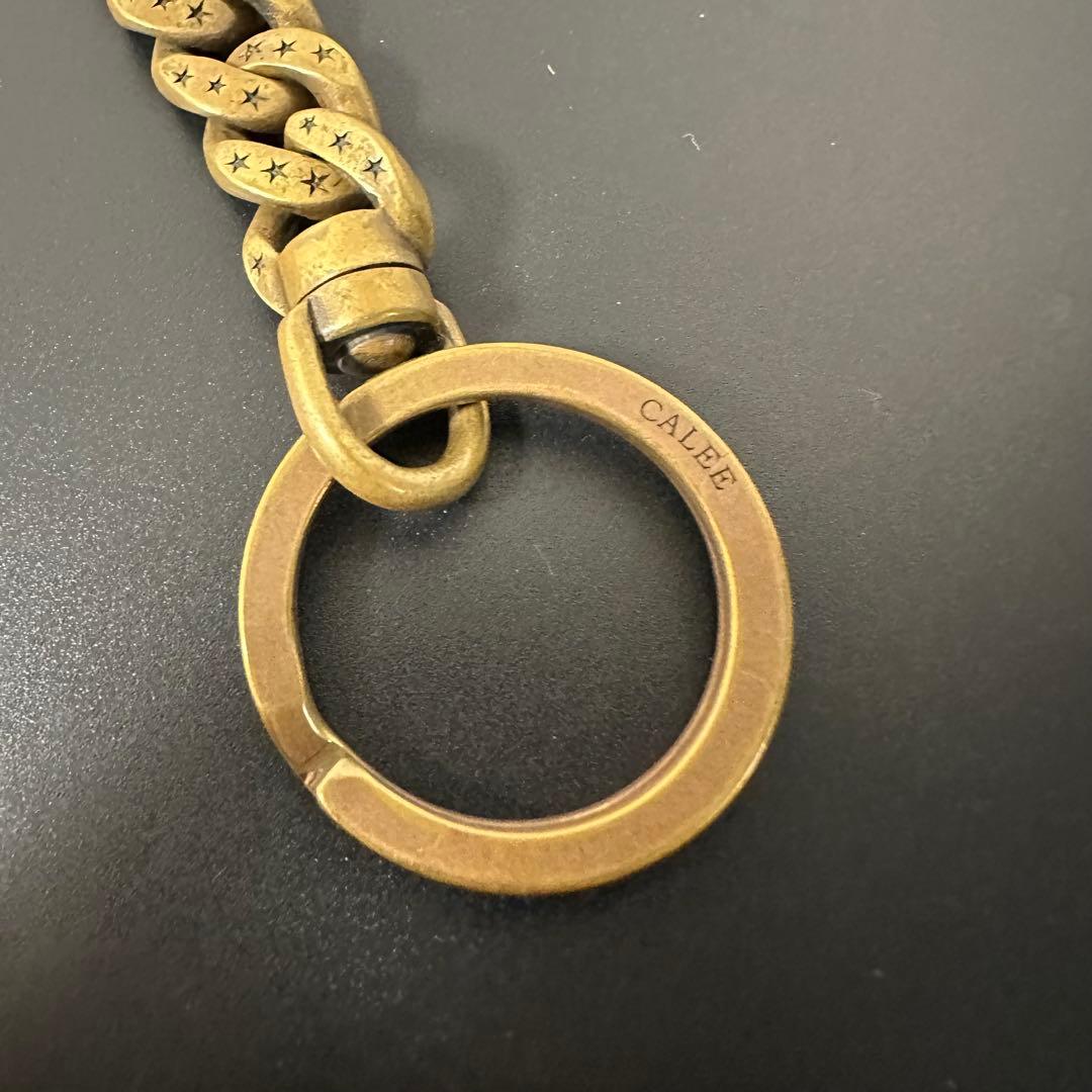 CALEE ウォレットチェーン 真鍮