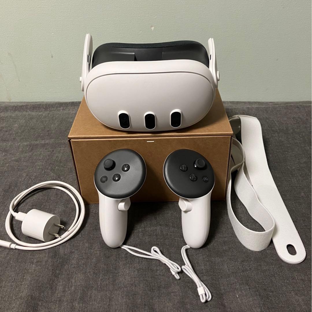  Quest3 128GB メタクエスト3 (追加ヘッドストラップ付き)