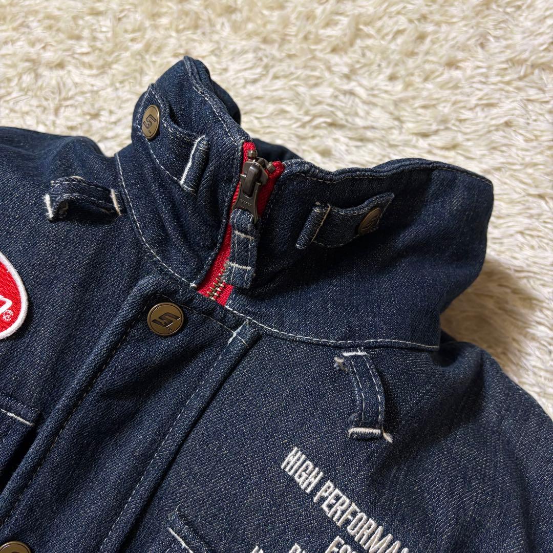 スナップオン Snap-on デニム バイクジャケット 中綿 冬 　ライディング