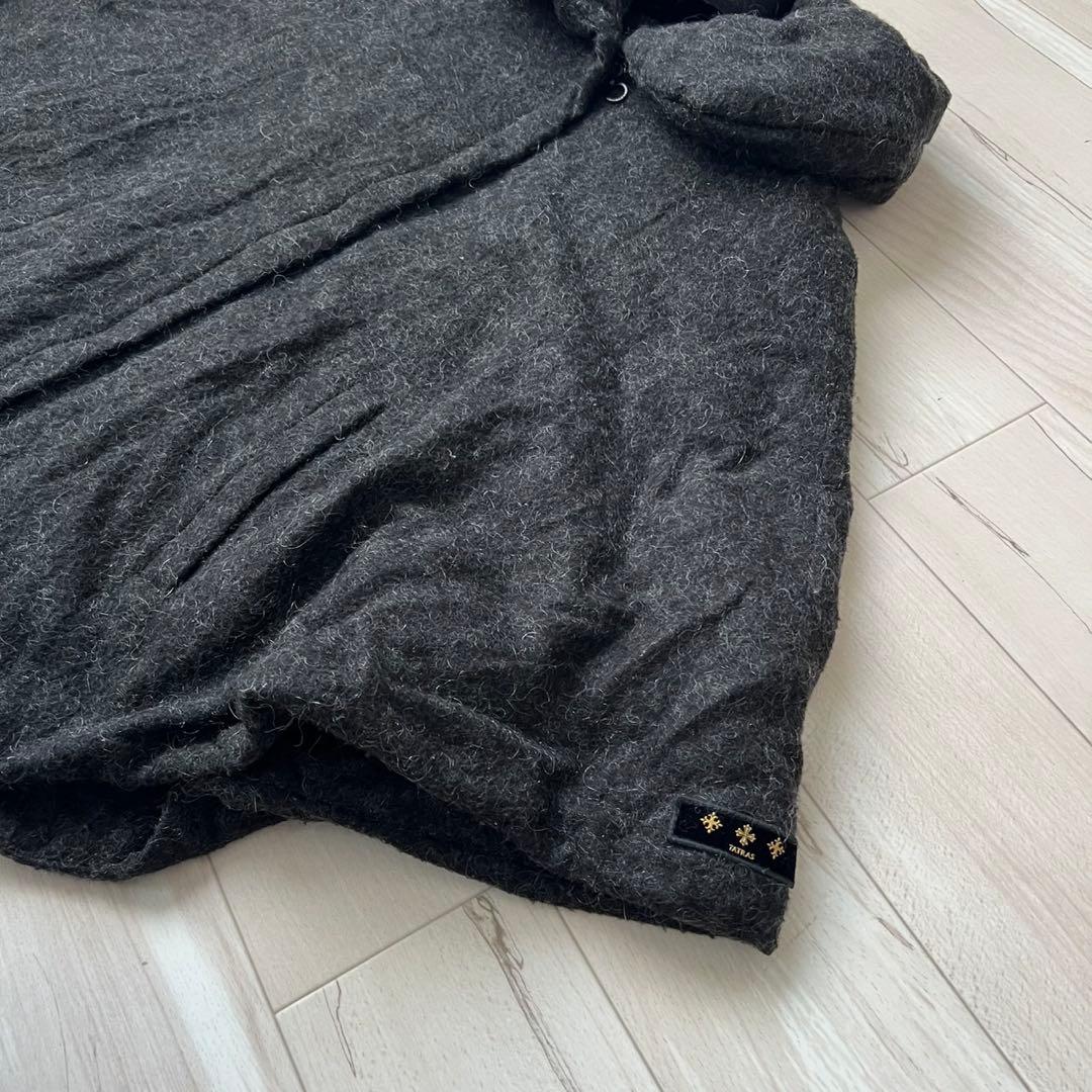 TATRAS 最高級ダウン　ケープポンチョ　ダウンポンチョ　ウール