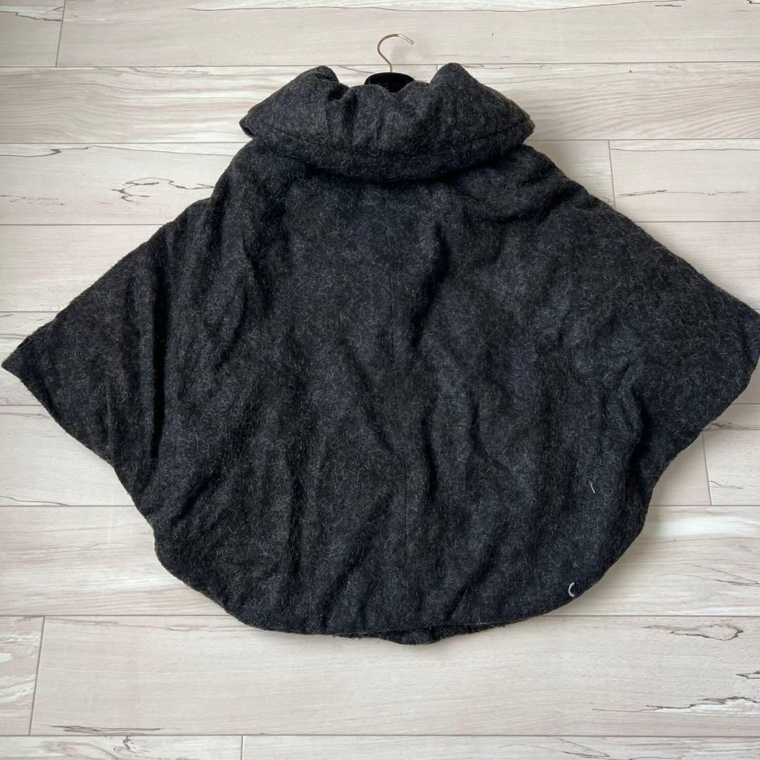 TATRAS 最高級ダウン　ケープポンチョ　ダウンポンチョ　ウール