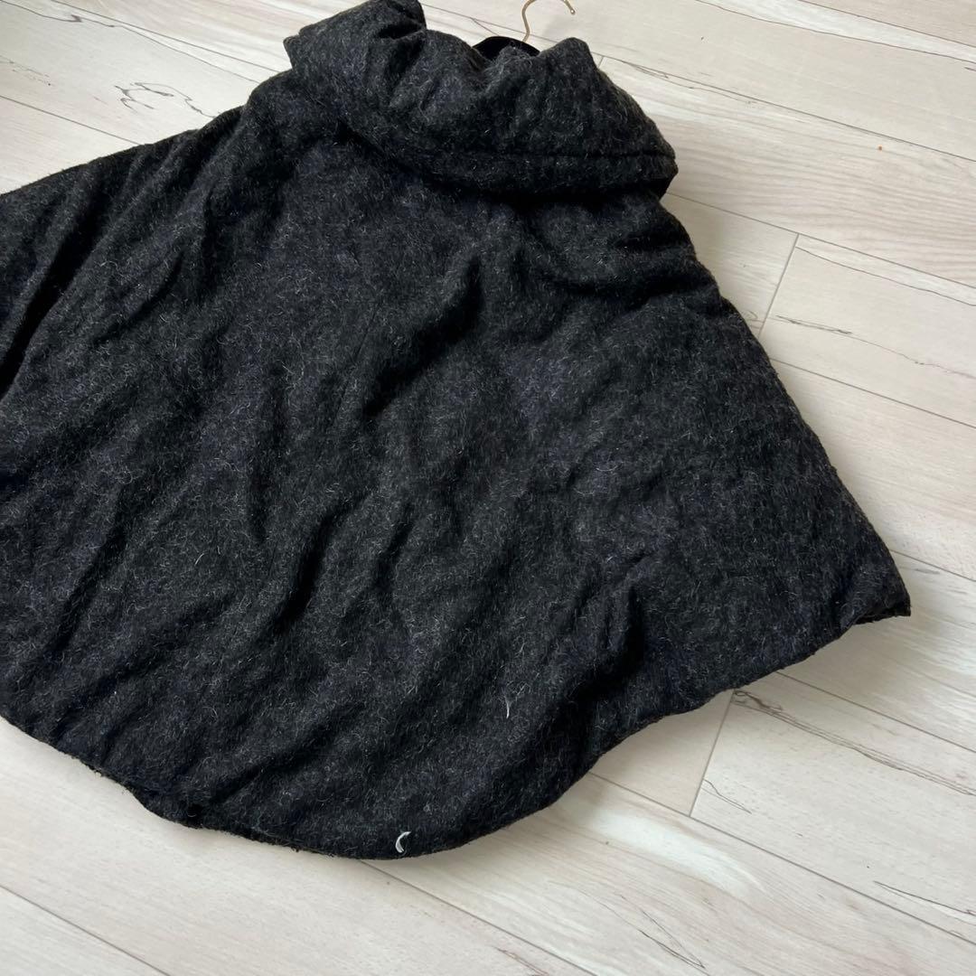 TATRAS 最高級ダウン　ケープポンチョ　ダウンポンチョ　ウール