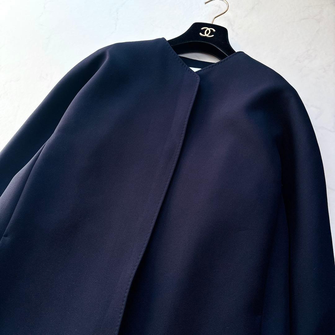 【ADORE】定価6.8万　トリプルクロスコート　ノーカラーコート　オケージョン