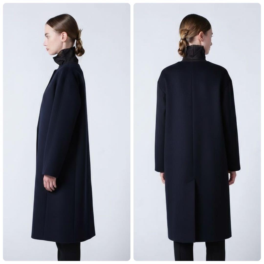 【ADORE】定価6.8万　トリプルクロスコート　ノーカラーコート　オケージョン