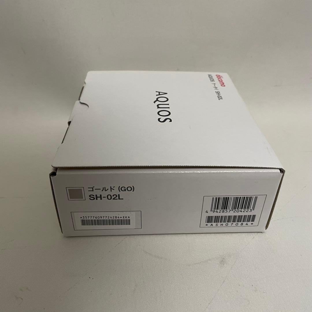 新品 AQUOS SH-02L ゴールドモデル 本体