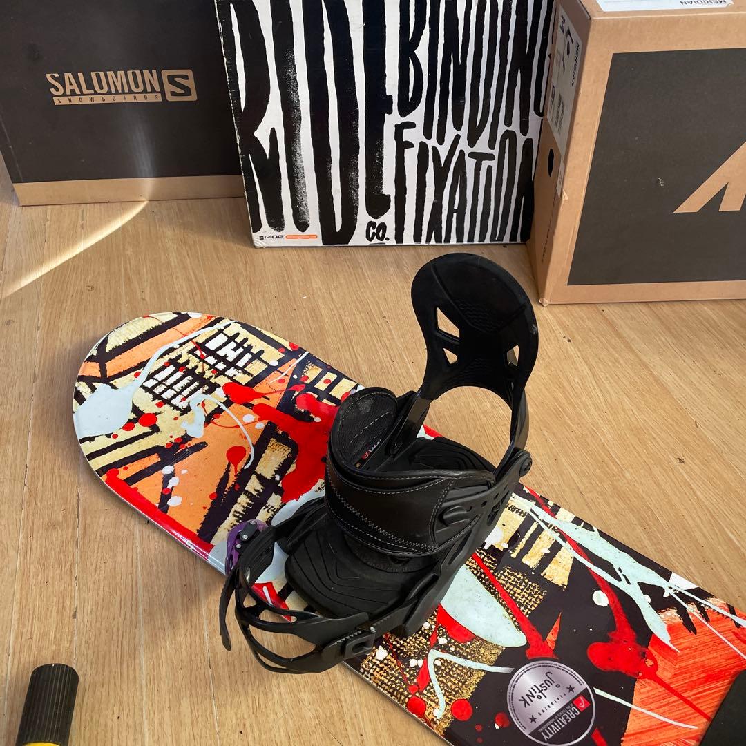 HEAD　ヘッドバインディング付き4点　キッズお勧めスノーボードセット